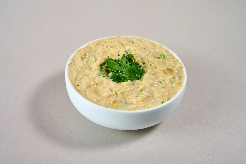 חציל קלוי בטחינה