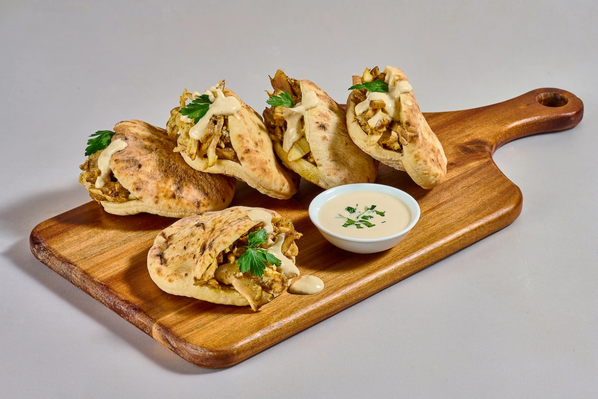 מיני פיתה שווארמה